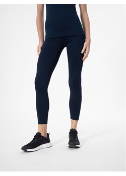 4F Legginsy 4FSS23TFTIF077 Granatowy Slim Fit ze sklepu MODIVO w kategorii Spodnie damskie - zdjęcie 181182403