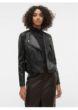 Vero Moda Kurtka z imitacji skóry Riley 10302441 Czarny Slim Fit ze sklepu MODIVO w kategorii Kurtki damskie - zdjęcie 181182454