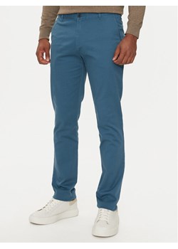 Sisley Chinosy 4AIHSF021 Niebieski Slim Fit ze sklepu MODIVO w kategorii Spodnie męskie - zdjęcie 181182590