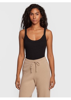 Gina Tricot Top Basic 14188 Czarny Slim Fit ze sklepu MODIVO w kategorii Bluzki damskie - zdjęcie 181182810