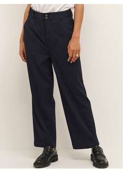 Kaffe Spodnie materiałowe Marley 10507121 Granatowy Regular Fit ze sklepu MODIVO w kategorii Spodnie damskie - zdjęcie 181182871