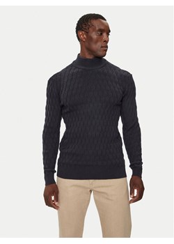 INDICODE Sweter Aldom 35-822 Granatowy Regular Fit ze sklepu MODIVO w kategorii Swetry męskie - zdjęcie 181182904