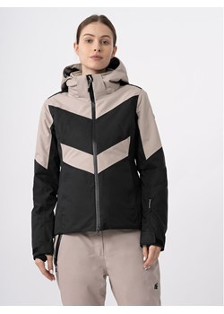 4F Kurtka narciarska 4FAW23TTJAF338 Beżowy Slim Fit ze sklepu MODIVO w kategorii Kurtki damskie - zdjęcie 181182950