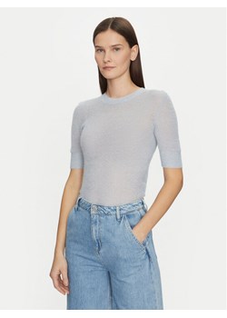 BOSS Sweter 50530718 Błękitny Slim Fit ze sklepu MODIVO w kategorii Swetry damskie - zdjęcie 181183013
