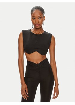 Patrizia Pepe Top 8M1646/J219-K103 Czarny Regular Fit ze sklepu MODIVO w kategorii Bluzki damskie - zdjęcie 181183232