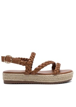 DeeZee Espadryle E8875-1 Brązowy ze sklepu MODIVO w kategorii Sandały damskie - zdjęcie 181183343