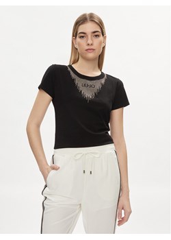 Liu Jo T-Shirt TA4195 J6040 Czarny Regular Fit ze sklepu MODIVO w kategorii Bluzki damskie - zdjęcie 181183344
