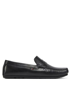 Tommy Hilfiger Mokasyny Corpoarte Hilfiger Lth Driver FM0FM04810 Czarny ze sklepu MODIVO w kategorii Mokasyny męskie - zdjęcie 181183372