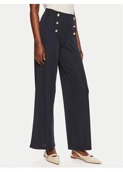 Lauren Ralph Lauren Spodnie materiałowe 200807573003 Granatowy Wide Leg ze sklepu MODIVO w kategorii Spodnie damskie - zdjęcie 181183470