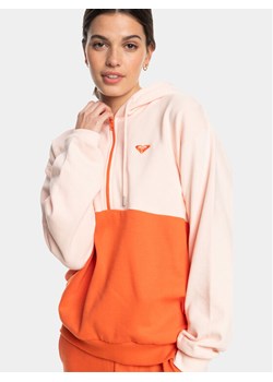Roxy Bluza Ess Nrj Cbk Hoo Otlr ERJFT04673 Écru Regular Fit ze sklepu MODIVO w kategorii Bluzy damskie - zdjęcie 181183774