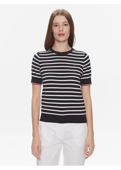 Tommy Hilfiger Sweter WW0WW38724 Czarny Regular Fit ze sklepu MODIVO w kategorii Swetry damskie - zdjęcie 181183800