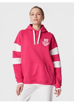 Tommy Jeans Bluza Collegiate 85 DW0DW14860 Różowy Oversize ze sklepu MODIVO w kategorii Bluzy damskie - zdjęcie 181183871