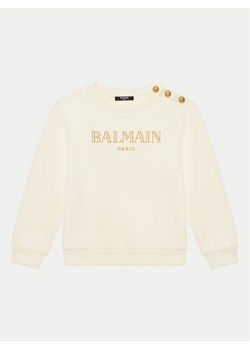 Balmain Bluza BV4B10-Z0081 102 Écru Regular Fit ze sklepu MODIVO w kategorii Bluzy dziewczęce - zdjęcie 181183943