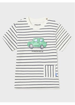 Mayoral T-Shirt 1024 Beżowy Regular Fit ze sklepu MODIVO w kategorii Koszulki niemowlęce - zdjęcie 181184012