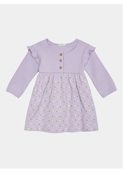 United Colors Of Benetton Sukienka codzienna 37G4AV00B Fioletowy Regular Fit ze sklepu MODIVO w kategorii Sukienki niemowlęce - zdjęcie 181184091