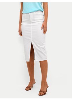 Kaffe Spódnica jeansowa Zelina 10508734 Biały Regular Fit ze sklepu MODIVO w kategorii Spódnice - zdjęcie 181184102