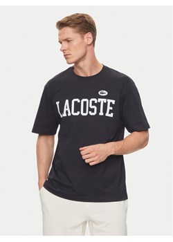 Lacoste T-Shirt TH7411 Granatowy Regular Fit ze sklepu MODIVO w kategorii T-shirty męskie - zdjęcie 181184230