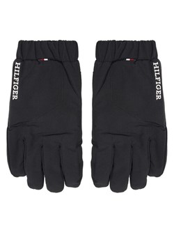 Tommy Hilfiger Rękawiczki Męskie Th Monotype Quilt AM0AM12829 Czarny ze sklepu MODIVO w kategorii Rękawiczki męskie - zdjęcie 181184252