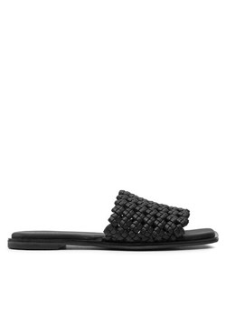 Calvin Klein Klapki Flat Slide Latt HW0HW02143 Czarny ze sklepu MODIVO w kategorii Klapki damskie - zdjęcie 181184274