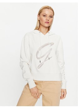 Guess Bluza W3BQ10 KBKM0 Écru Regular Fit ze sklepu MODIVO w kategorii Bluzy damskie - zdjęcie 181184332
