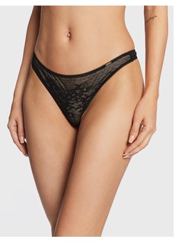 Gossard Stringi Glossies 13006 Czarny ze sklepu MODIVO w kategorii Majtki damskie - zdjęcie 181184352