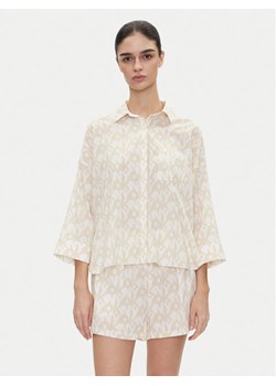DKNY Piżama YI80048 Beżowy Regular Fit ze sklepu MODIVO w kategorii Piżamy damskie - zdjęcie 181184390