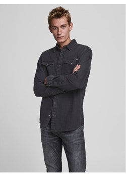 Jack&Jones Koszula Sheridan 12138115 Czarny Slim Fit ze sklepu MODIVO w kategorii Koszule męskie - zdjęcie 181184583