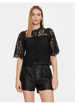 Morgan Bluzka 241-OGRAF Czarny Regular Fit ze sklepu MODIVO w kategorii Bluzki damskie - zdjęcie 181184661