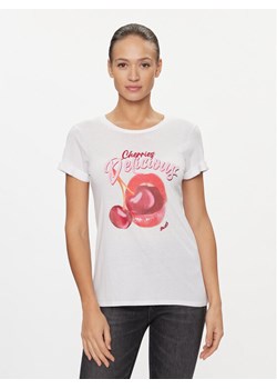 Guess T-Shirt Delicious Rol W4RI22 K9SN1 Biały Regular Fit ze sklepu MODIVO w kategorii Bluzki damskie - zdjęcie 181184742
