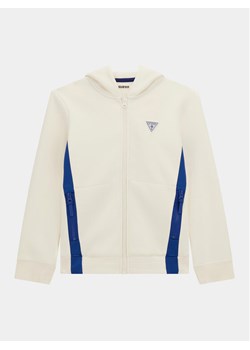 Guess Bluza L4RQ08 KB212 Biały Regular Fit ze sklepu MODIVO w kategorii Bluzy chłopięce - zdjęcie 181184820