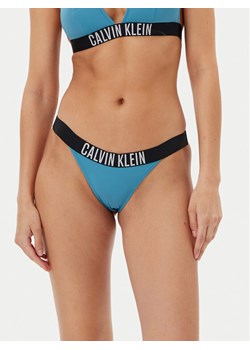 Calvin Klein Swimwear Dół od bikini KW0KW02857 Niebieski ze sklepu MODIVO w kategorii Stroje kąpielowe - zdjęcie 181184983