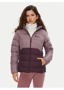 Jack Wolfskin Kurtka puchowa Ather Down A60330 Fioletowy Regular Fit ze sklepu MODIVO w kategorii Kurtki damskie - zdjęcie 181185014