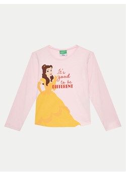 United Colors Of Benetton Bluzka 3ATNG10H8 Różowy Regular Fit ze sklepu MODIVO w kategorii Bluzki dziewczęce - zdjęcie 181185034