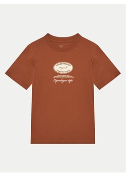 Jack&Jones Junior T-Shirt 12274895 Brązowy Relaxed Fit ze sklepu MODIVO w kategorii T-shirty chłopięce - zdjęcie 181185220