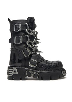 NEW ROCK Glany M-727-S5 Czarny ze sklepu MODIVO w kategorii Workery damskie - zdjęcie 181185271