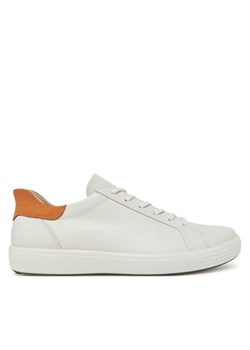 ECCO Sneakersy Soft 7 47082450104 Biały ze sklepu MODIVO w kategorii Buty sportowe męskie - zdjęcie 181185380