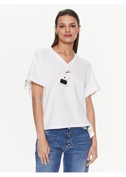 Babylon Bluzka S_ER0570 Biały Relaxed Fit ze sklepu MODIVO w kategorii Bluzki damskie - zdjęcie 181185402