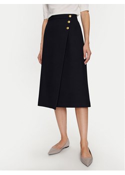Tommy Hilfiger Spódnica trapezowa WW0WW41601 Granatowy Regular Fit ze sklepu MODIVO w kategorii Spódnice - zdjęcie 181185431
