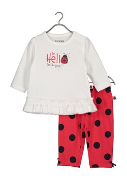 Blue Seven Komplet bluzka i legginsy 422172 X Czerwony Regular Fit ze sklepu MODIVO w kategorii Komplety niemowlęce - zdjęcie 181185531