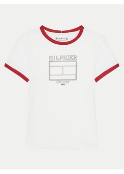 Tommy Hilfiger T-Shirt KG0KG08528 D Biały Regular Fit ze sklepu MODIVO w kategorii T-shirty chłopięce - zdjęcie 181185563