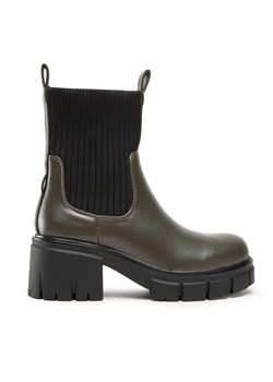DeeZee Botki ZAL90101-1 Khaki ze sklepu MODIVO w kategorii Botki - zdjęcie 181185631