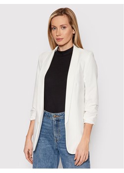 Pieces Marynarka Boss 17090996 Biały Regular Fit ze sklepu MODIVO w kategorii Marynarki damskie - zdjęcie 181185770