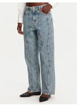 HUGO Jeansy Leni 50531726 Niebieski Loose Fit ze sklepu MODIVO w kategorii Jeansy damskie - zdjęcie 181185871