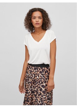 Vila T-Shirt Modala 14074847 Biały Relaxed Fit ze sklepu MODIVO w kategorii Bluzki damskie - zdjęcie 181186002