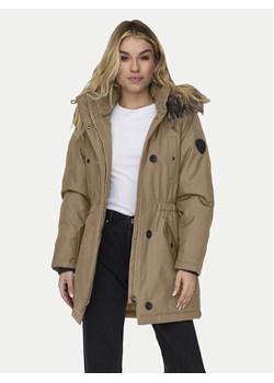 ONLY Parka Iris 15304625 Brązowy Regular Fit ze sklepu MODIVO w kategorii Parki damskie - zdjęcie 181186051