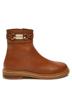 See By Chloé Botki Signature SB43034A Beżowy ze sklepu MODIVO w kategorii Botki - zdjęcie 181186133