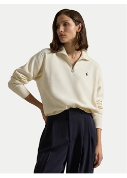Polo Ralph Lauren Bluza 211851659007 Écru Relaxed Fit ze sklepu MODIVO w kategorii Bluzy damskie - zdjęcie 181186353