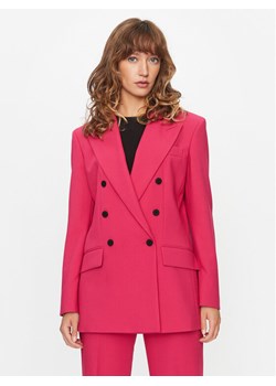 Hugo Marynarka 50489236 Różowy Relaxed Fit - id: 0000302887682 - marki Hugo Boss - 181186360 Hugo Marynarka 50489236 Różowy Relaxed Fit ze sklepu MODIVO w kategorii Marynarki damskie - zdjęcie 181186360