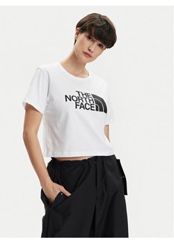 The North Face T-Shirt Easy NF0A87NA Biały Relaxed Fit ze sklepu MODIVO w kategorii Bluzki damskie - zdjęcie 181186362
