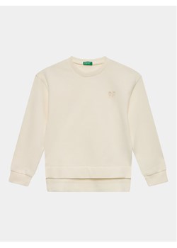 United Colors Of Benetton Bluza 3J68C10E1 Écru Relaxed Fit ze sklepu MODIVO w kategorii Bluzy chłopięce - zdjęcie 181186372
